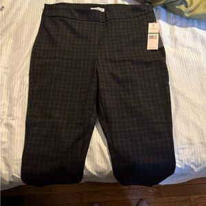 Woman’s Black Plaid Pants